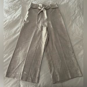 Tie waste wide leg pants ♡